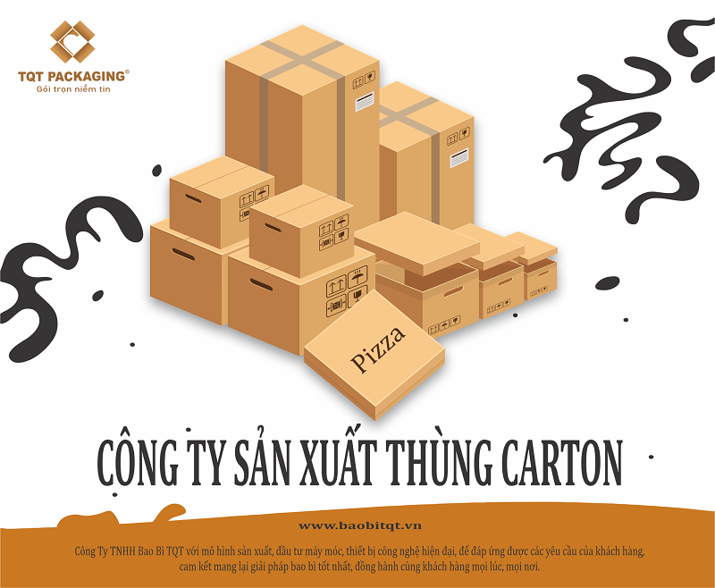 TQT - Đơn vị sản xuất thùng carton giấy giá rẻ tại xưởng
