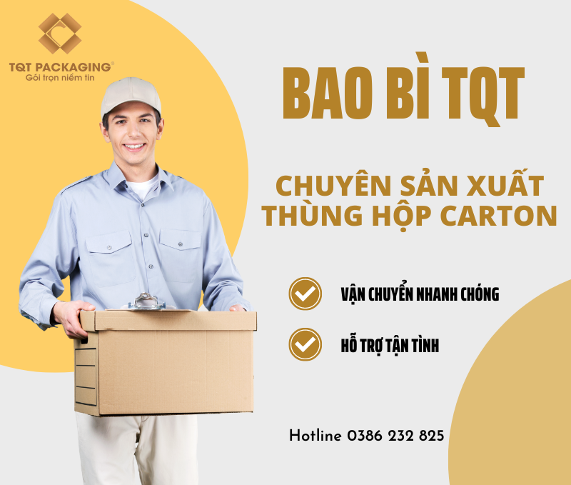 Bao bì TQT - Xưởng sản xuất thùng carton đựng sách uy tín