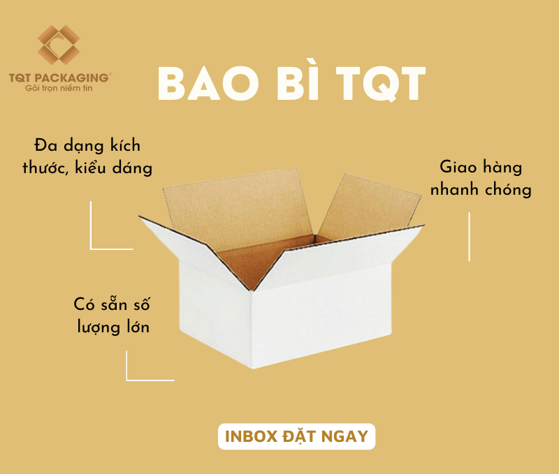 Bao bì TQT - Đơn vị sản xuất hộp carton trắng 