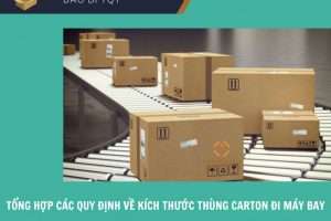 Tổng hợp các quy định về kích thước thùng carton đi máy bay