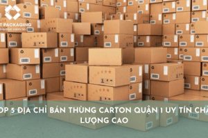 Top 5 địa chỉ bán thùng carton quận 1 uy tín chất lượng cao