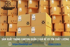 Sản Xuất Thùng Carton Quận 2 Giá Rẻ Uy Tín Chất Lượng