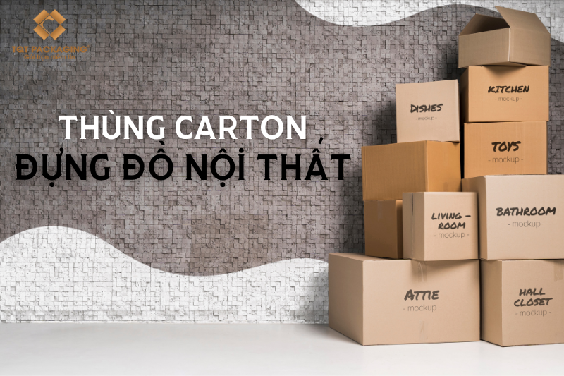 thùng carton đựng đồ nội thất