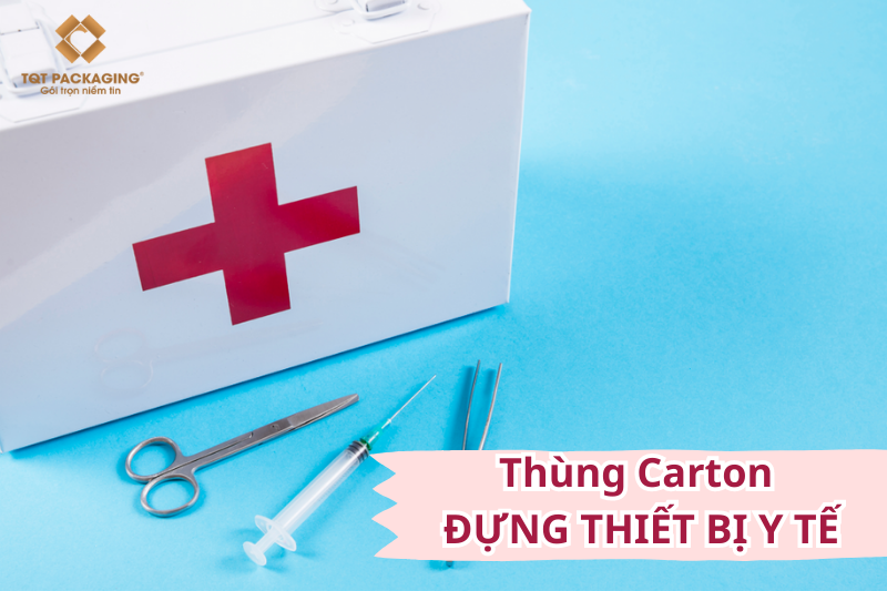 thùng carton đựng thiết bị y tế