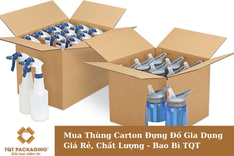 Thùng Carton Đựng Đồ Gia Dụng Giá Rẻ